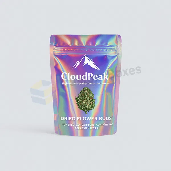 mylar holographic bags packaging